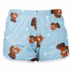 short pants red pandacorn